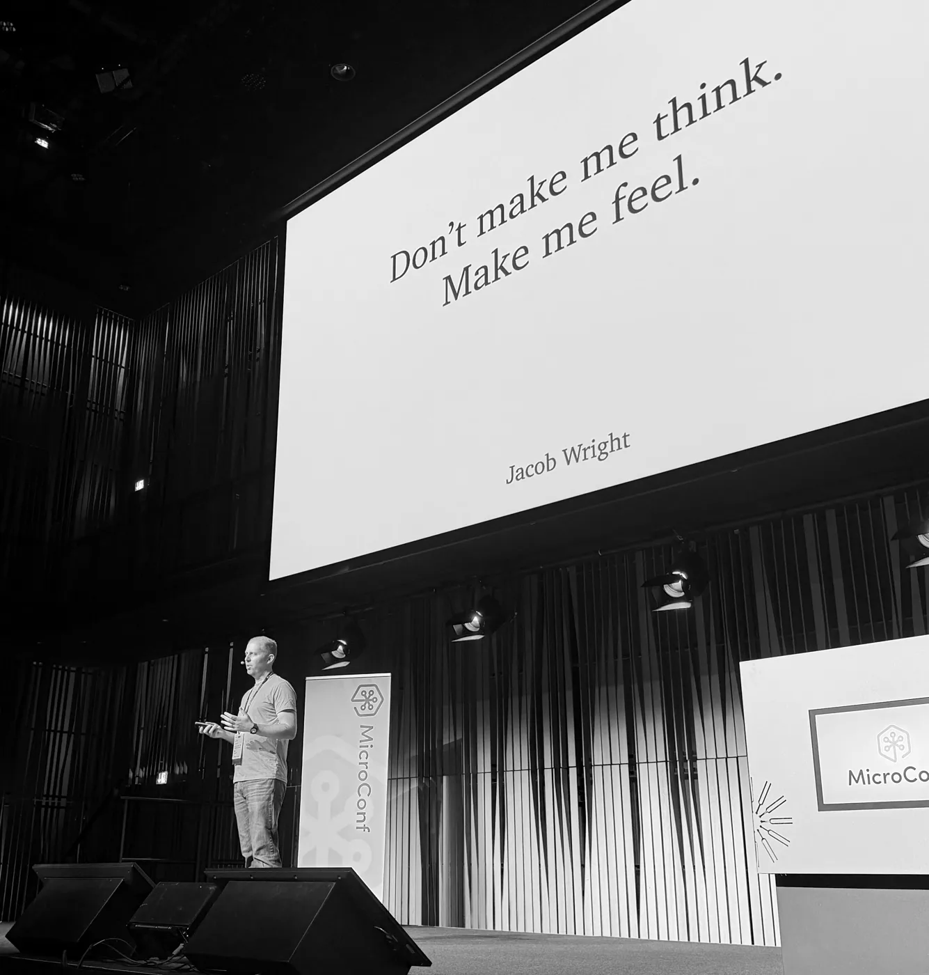 Jacob Wright at MicroConf Europe 2026: A great product improves your conversion rates.
